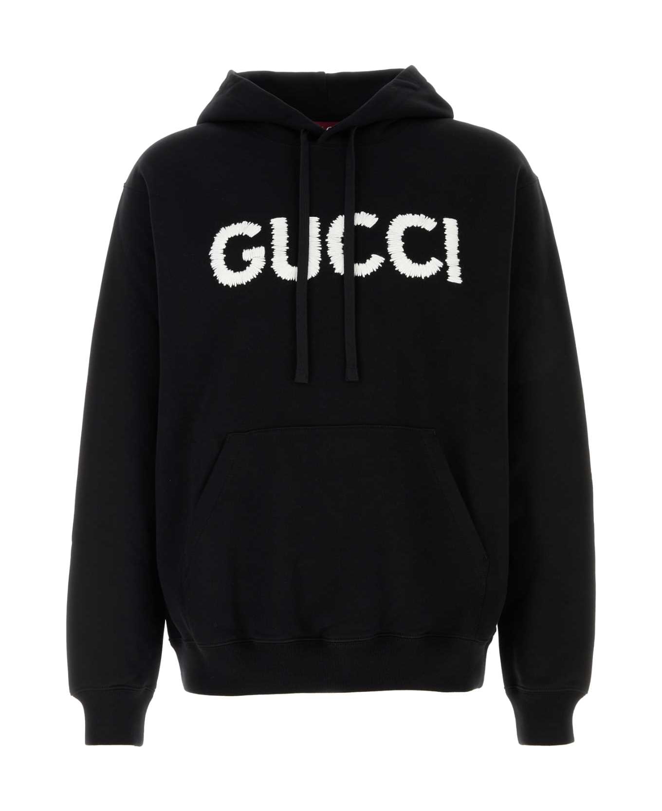 Gucci Black Jersey Sweatshirt - Black