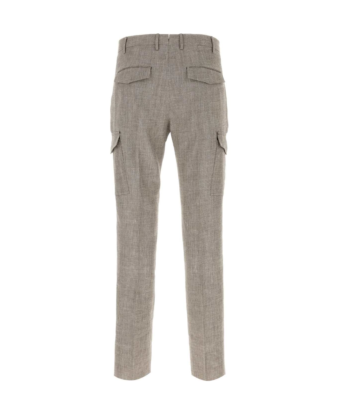 PT01 Two-tone Wool Blend Pant - GRIGIO