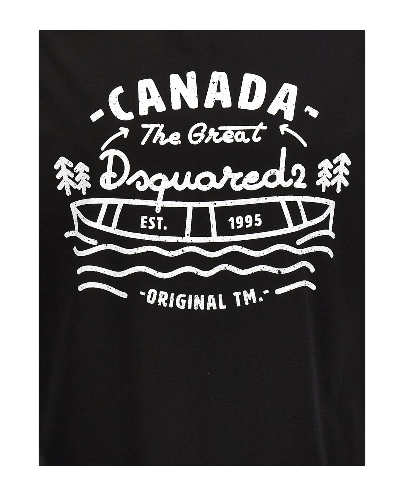 Dsquared2 Logo Print T-shirt - NERO シャツ