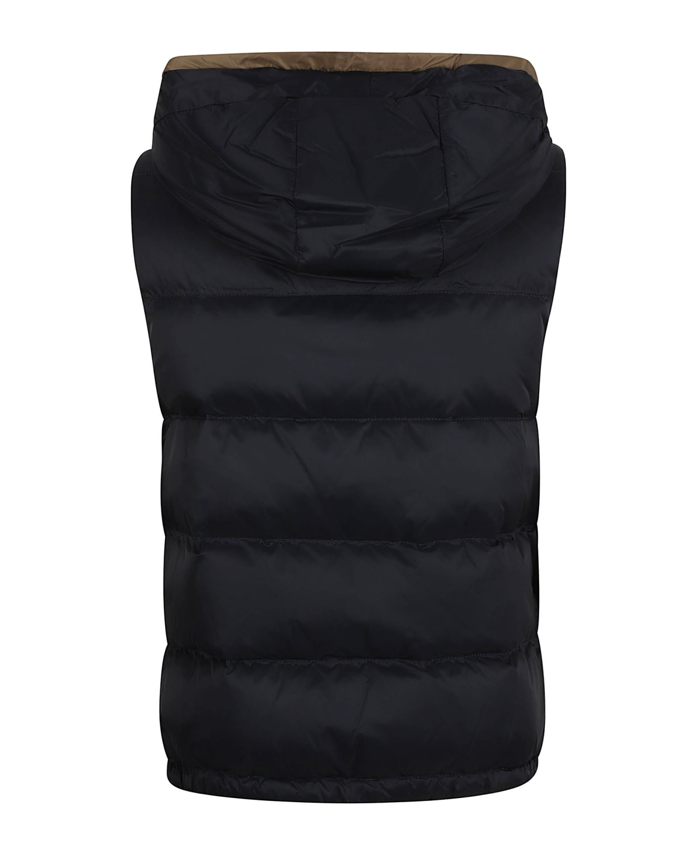 Brunello Cucinelli Sleeveless Padded Down Jacket - Dark Blue