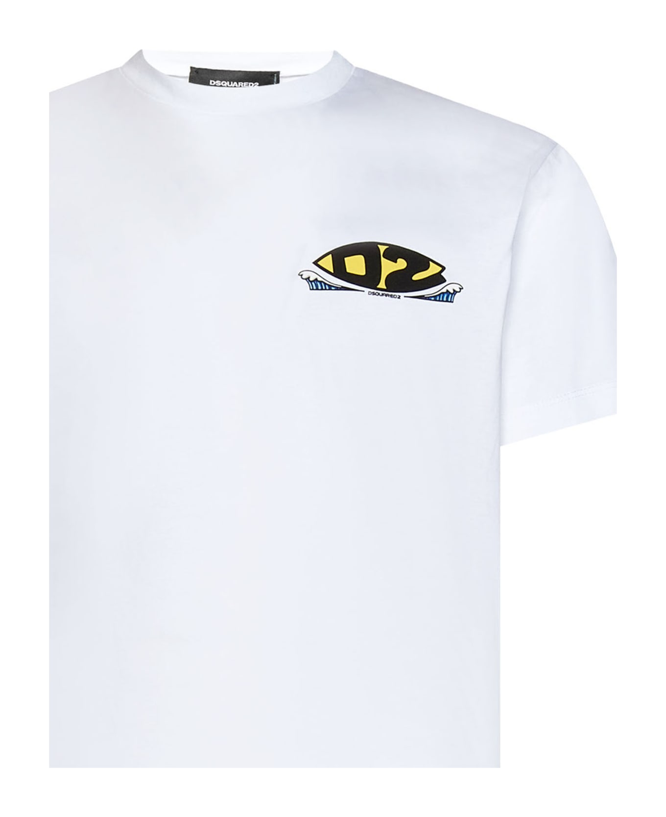 Dsquared2 D2 Surf Logo Cool T-shirt - White