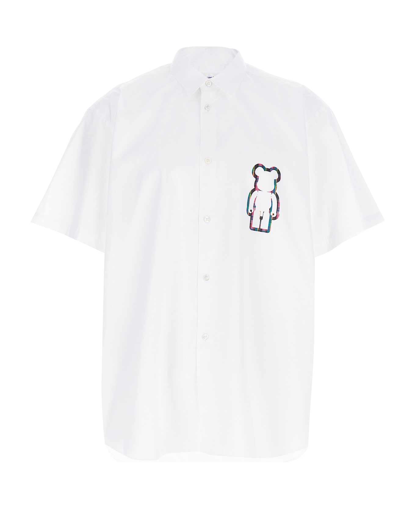 Comme des Garçons Shirt Camicia Comme Des Garçons Shirt X Be@rbrick - White