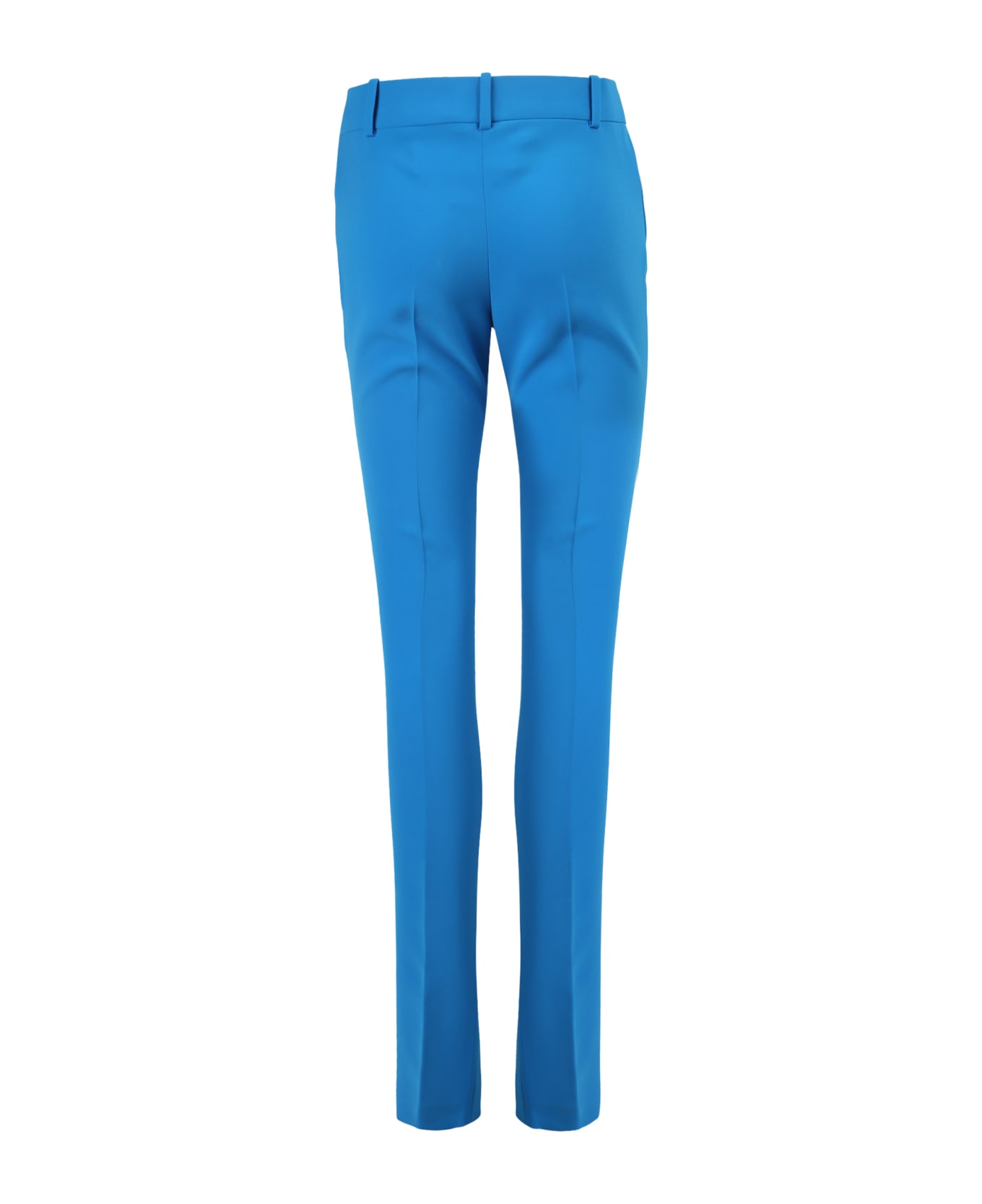 The Attico Front Slit Tailored Trousers - Blue