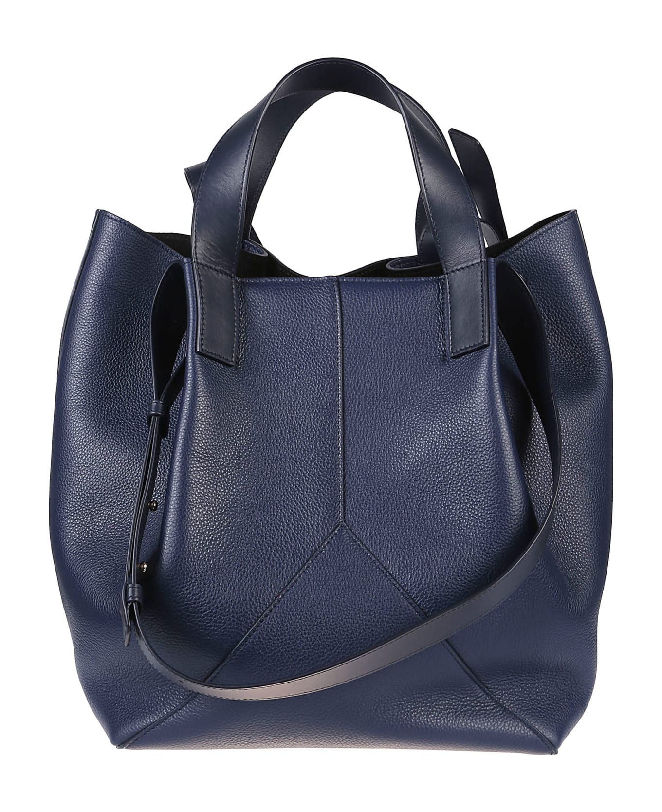 Victoria Beckham Medium Jumbo Shopping Bag - Midnight Blue