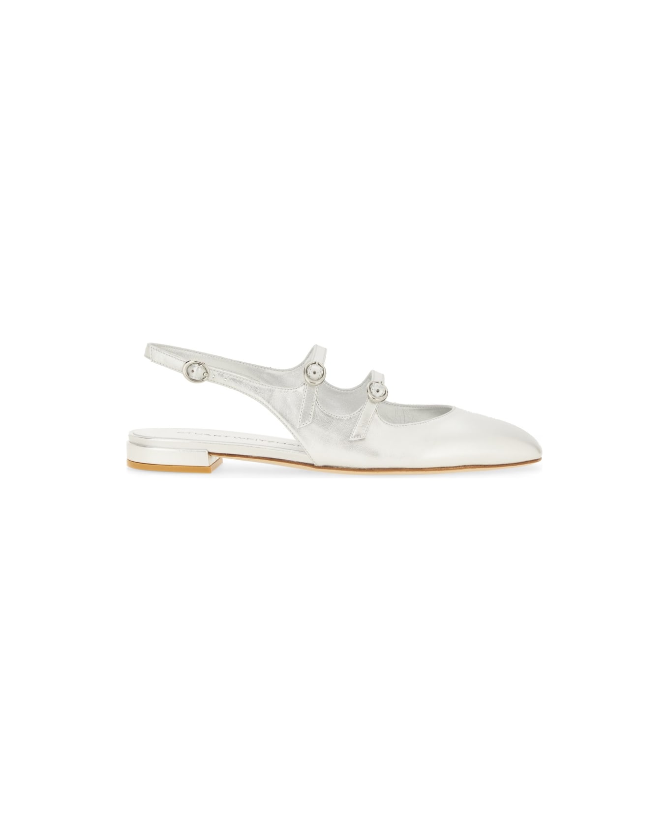 Stuart Weitzman Slingback Pumps "benni" - SILVER