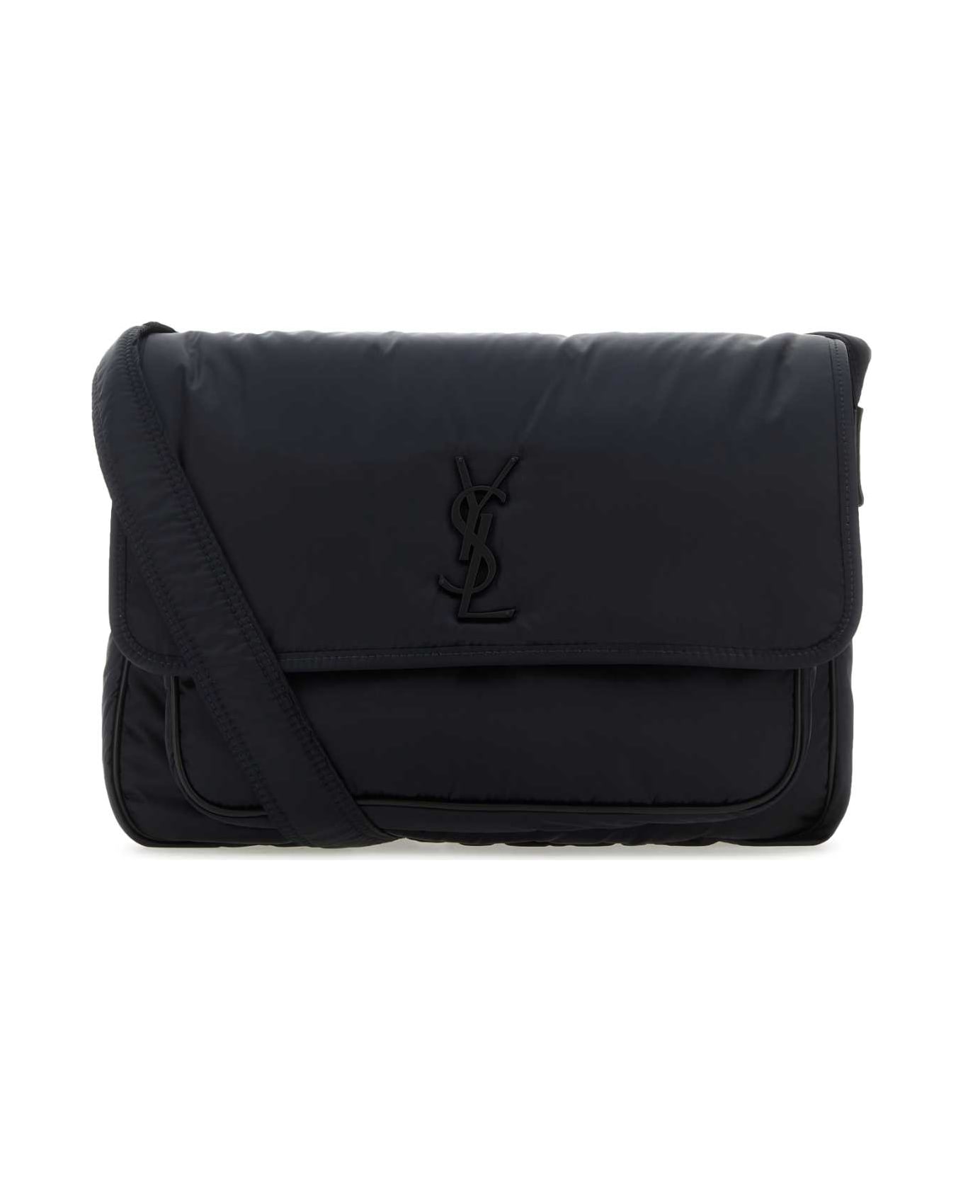 Saint Laurent Dark Blue Nylon Niki Crossbody Bag - DKBLUEBERRYNERO