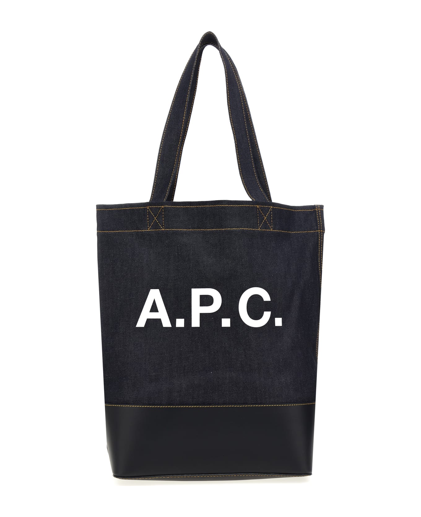 A.P.C. 'axel' Shopping Bag - Blue