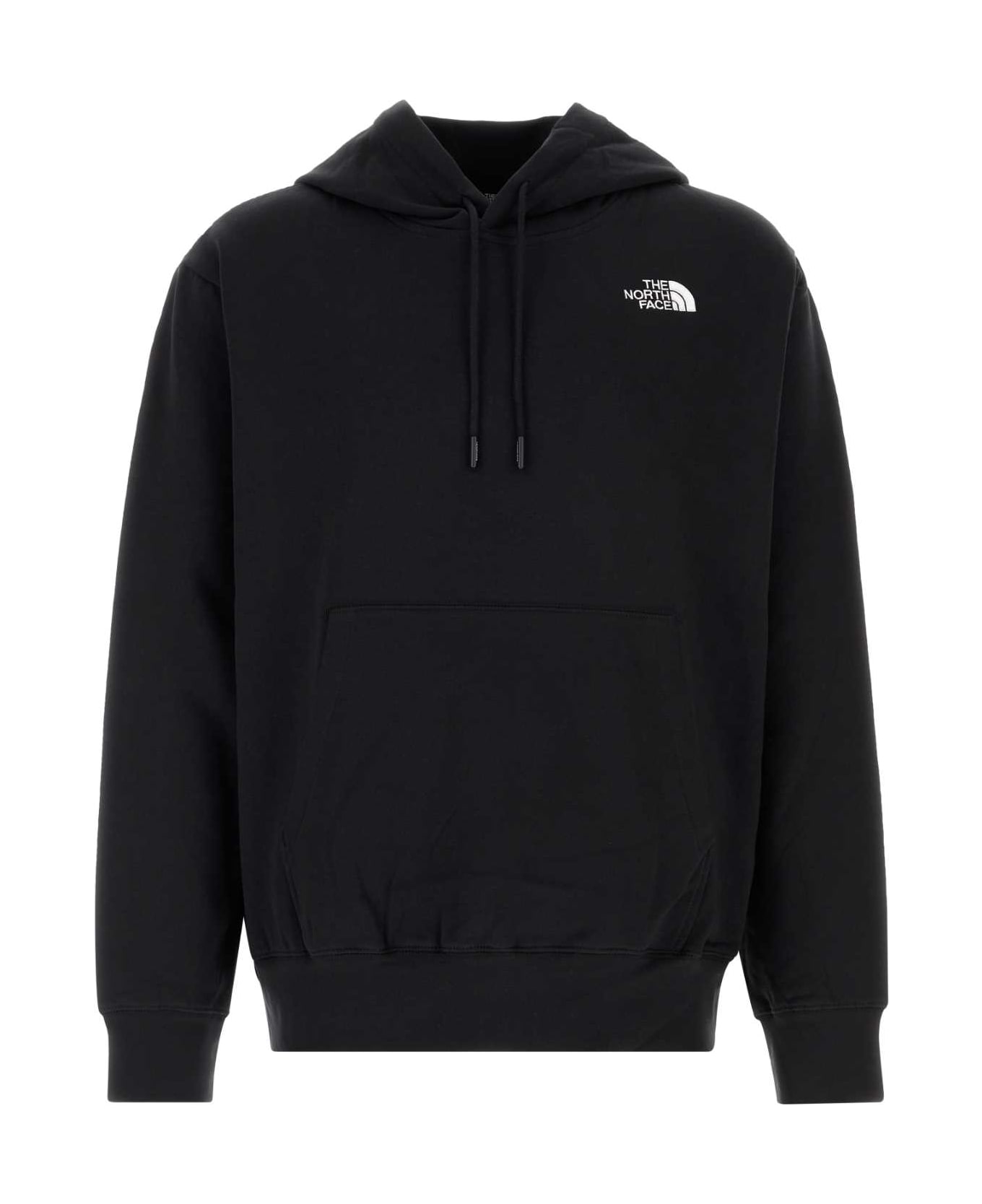 The North Face Black Cotton Blend Sweatshirt - TNF BLACK
