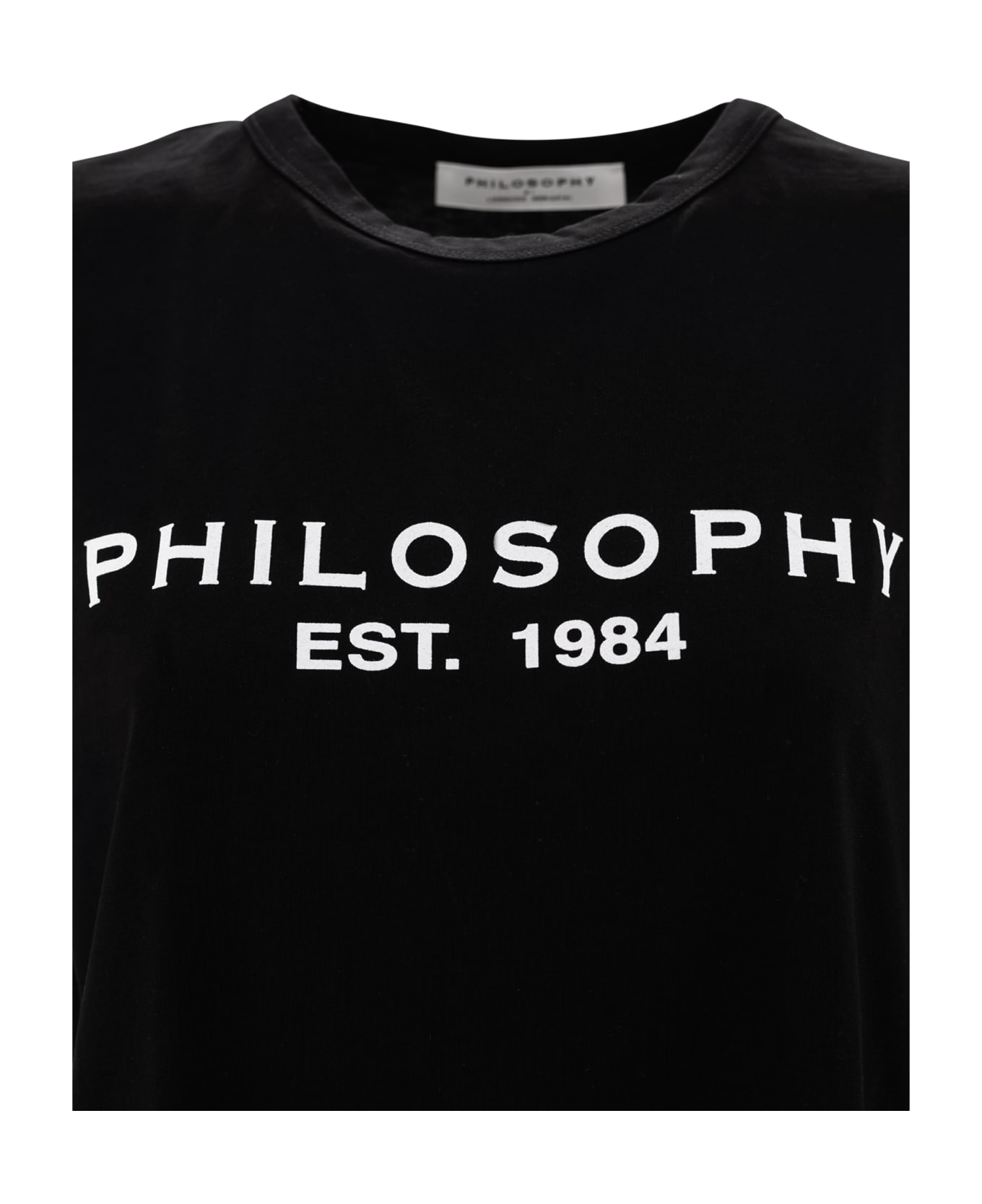 Philosophy di Lorenzo Serafini Graphic-print Cotton T-shirt - Black