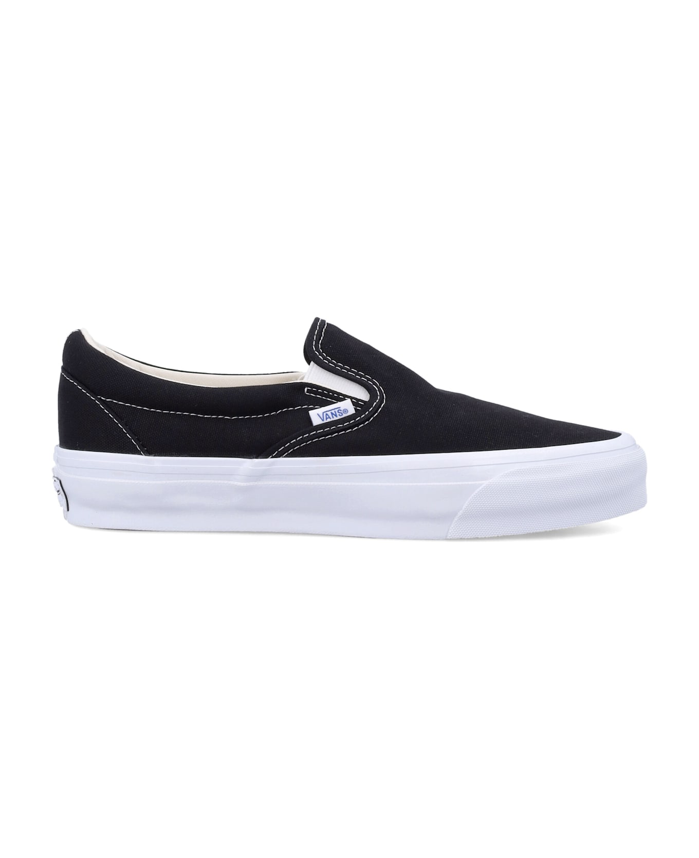 Vans Premium Slip-on 98 Shoes - BLACK WHITE