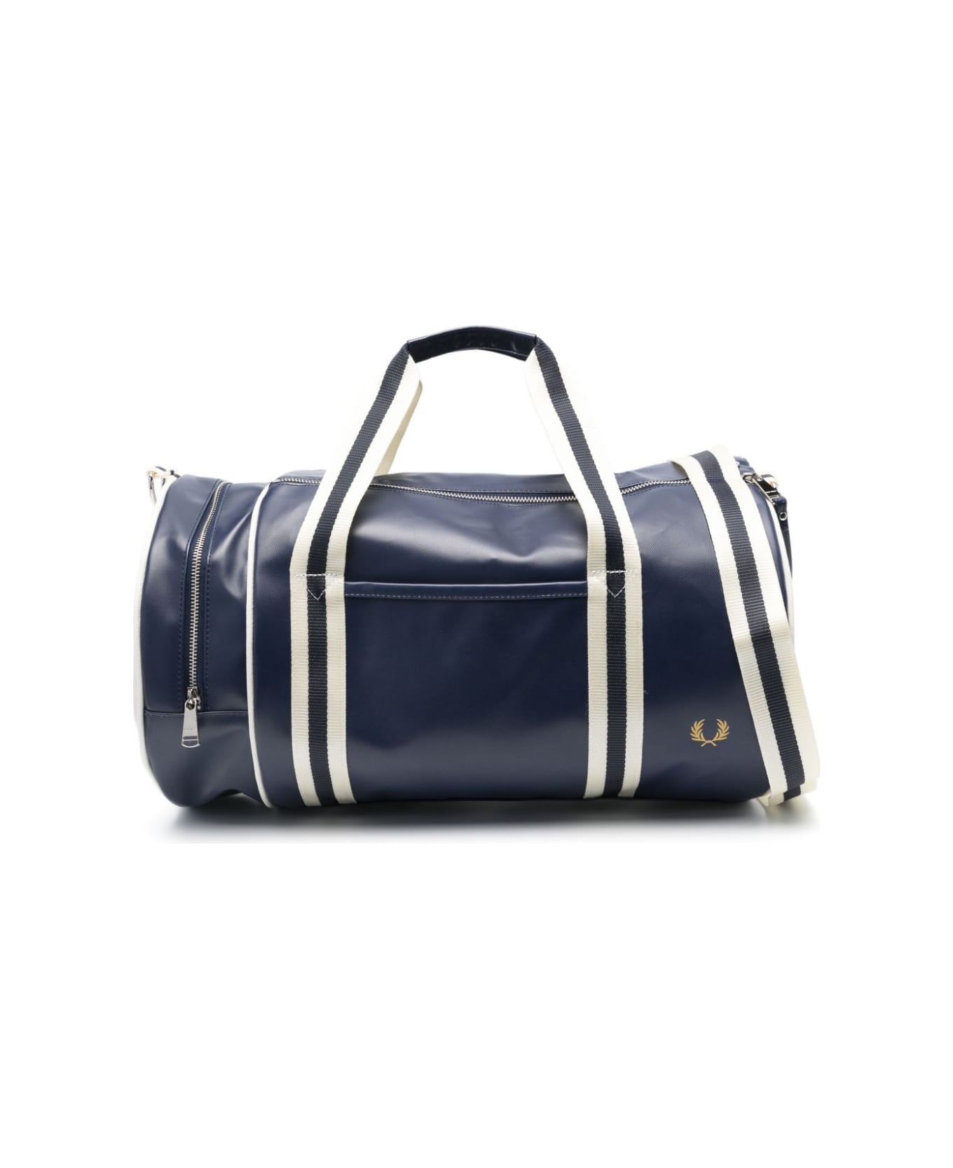 Fred Perry Classic Barrel Bag - Carbon Blue Ecru