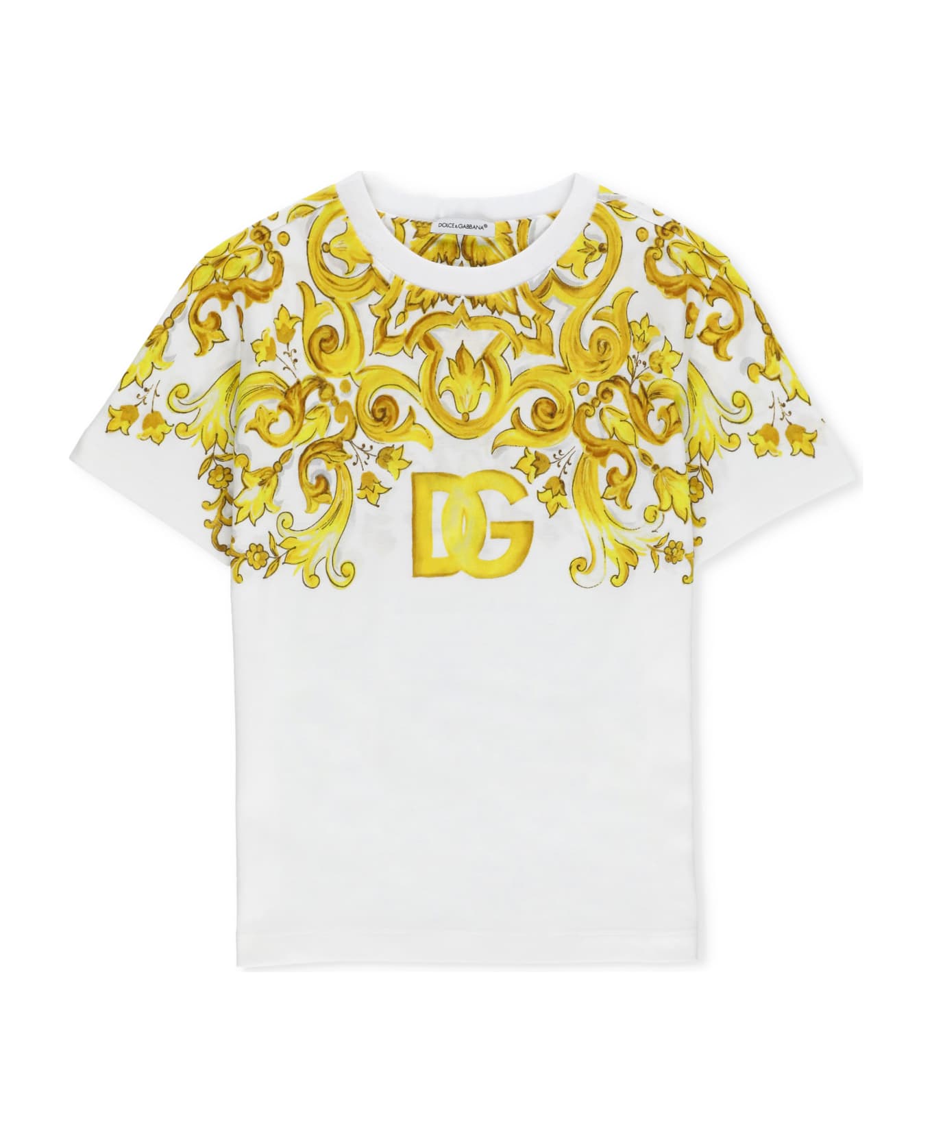 Dolce & Gabbana T-shirt With Print - White