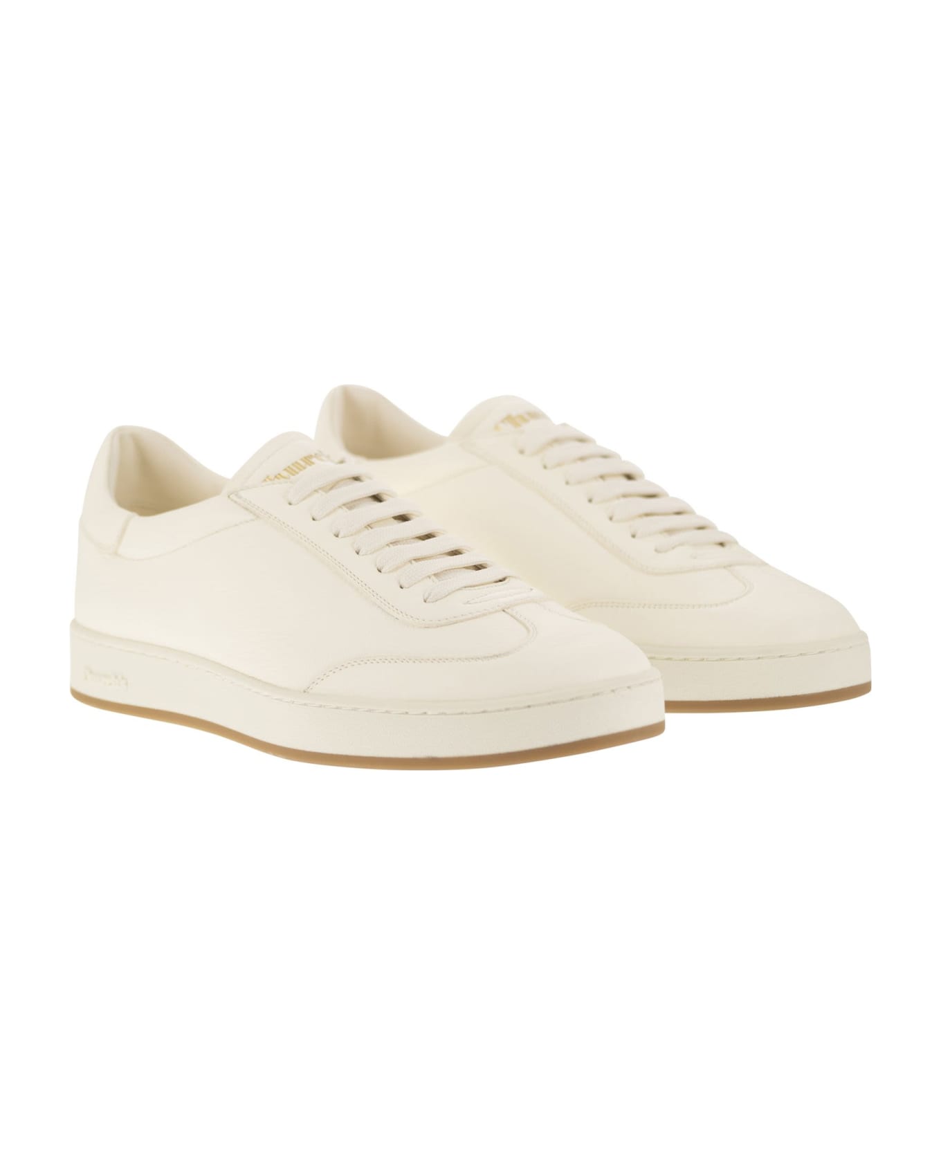 Church's Largs - Suede And Deerskin Sneaker - All Ivory