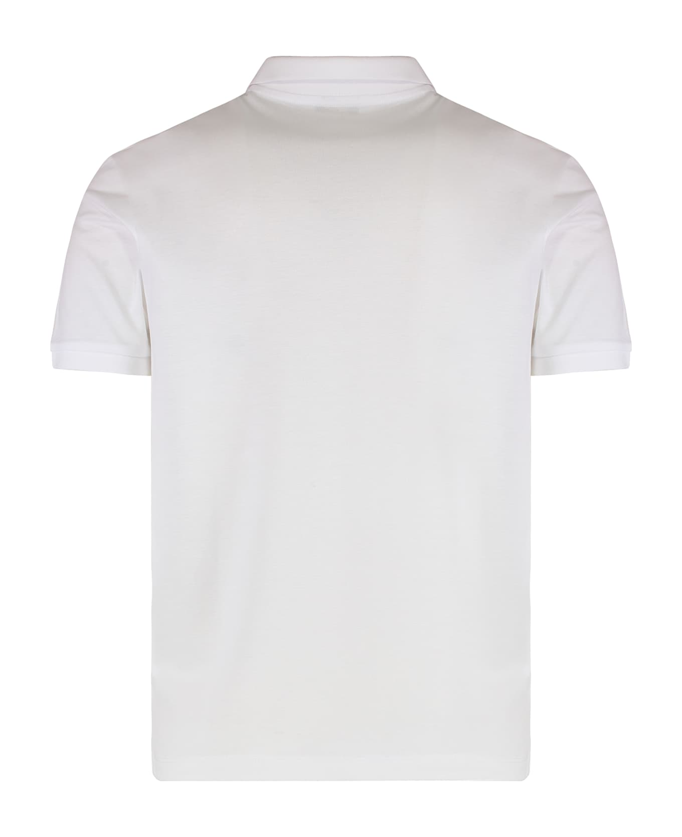 Paul&Shark Cotton Piqué Polo Shirt - WHITE