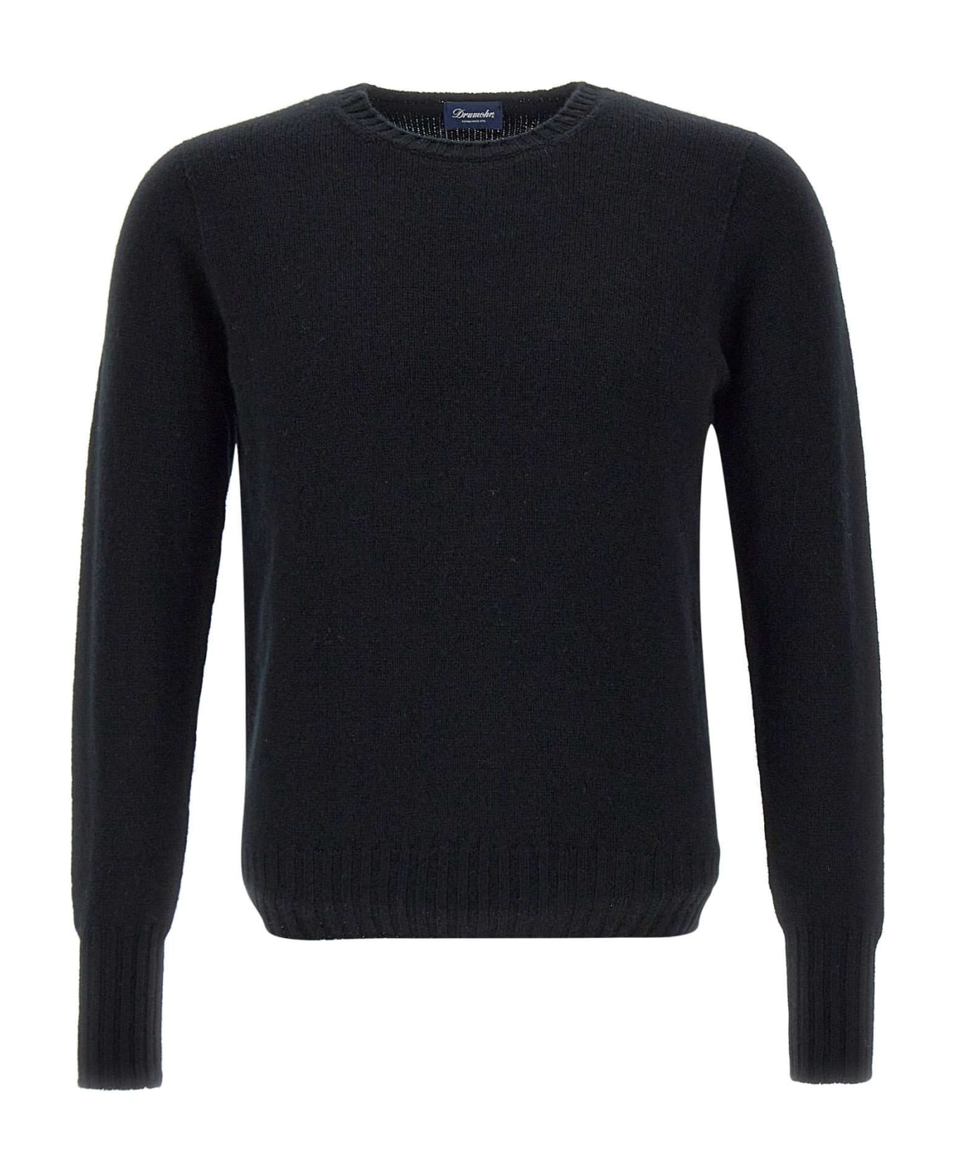 Drumohr Wool Pullover - BLACK
