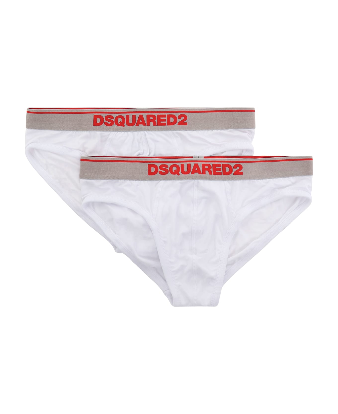Dsquared2 Two Briefs Set - White