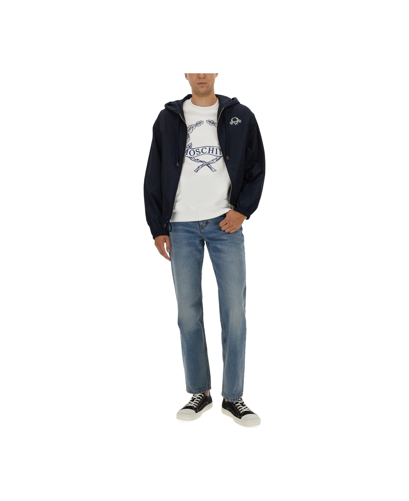 Moschino Nylon Jacket - BLUE