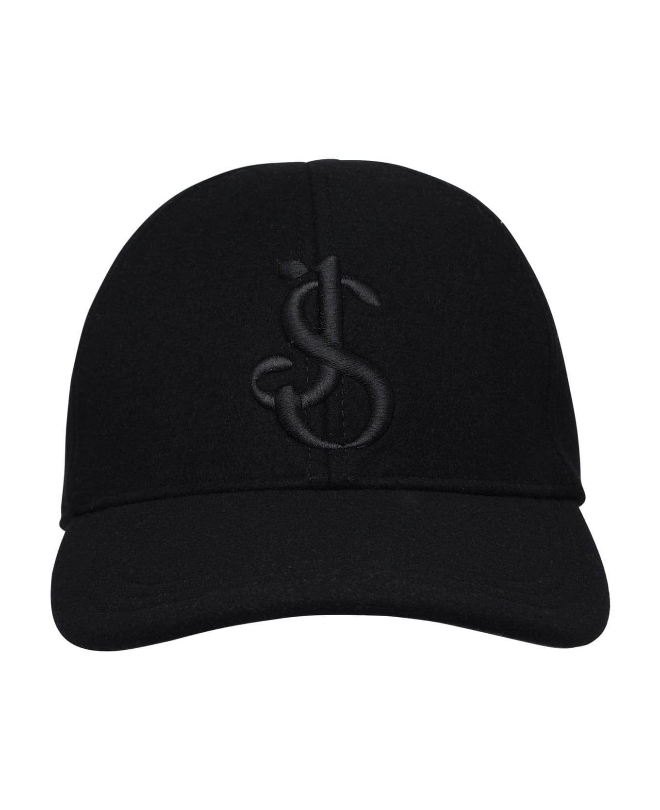 Jil Sander Black Cashmere Hat - Black