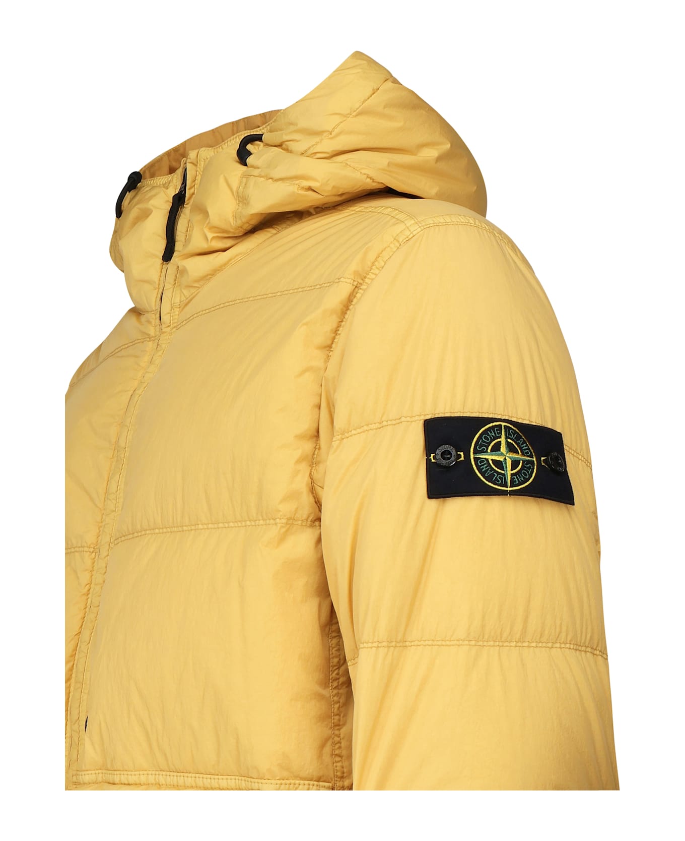 Stone Island Crinkle Reps Windproof Down Jacket R-ny - Yellow