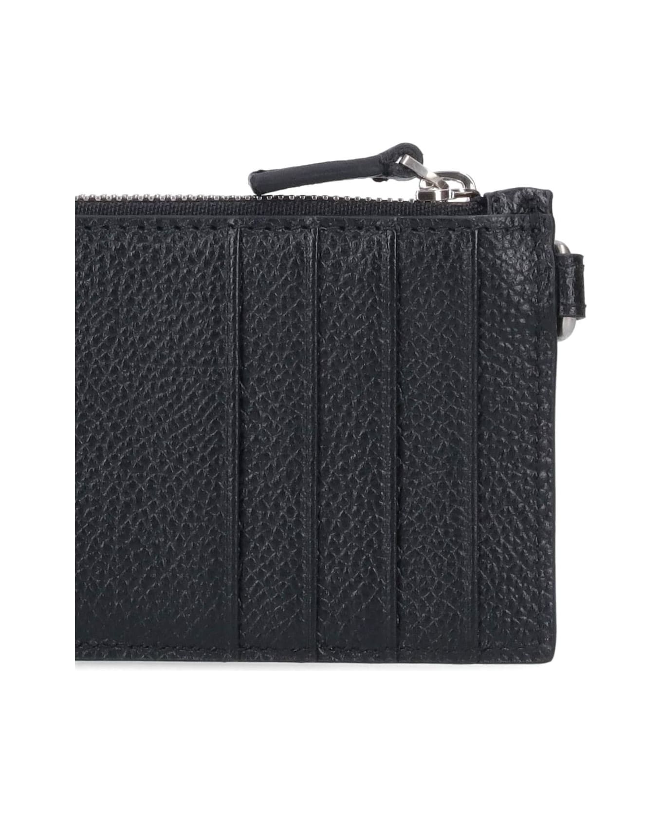 Balenciaga 'cash' Keyring Card Holder - Black