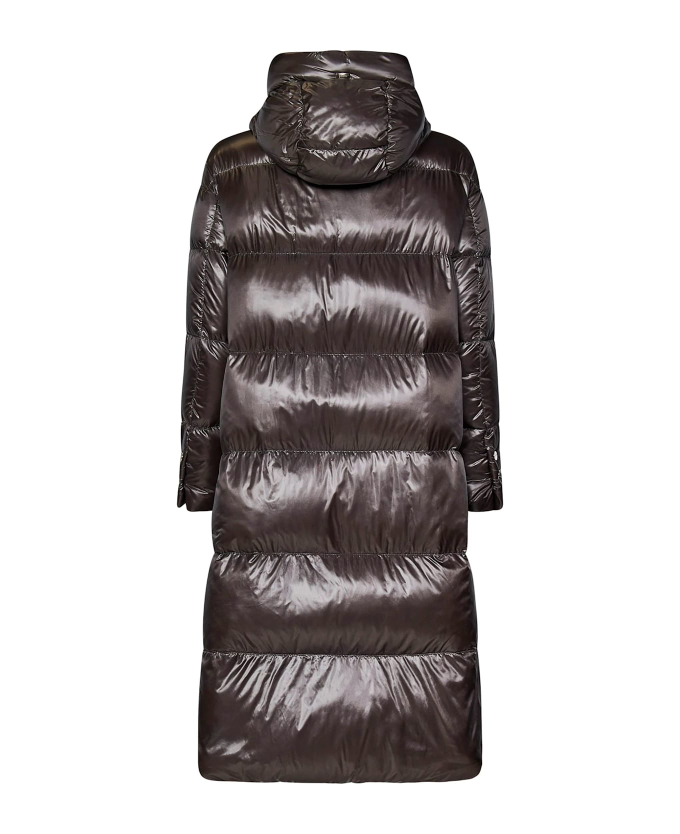 Herno Parka In Brown Ultralight Nylon - MARRONE SCURO