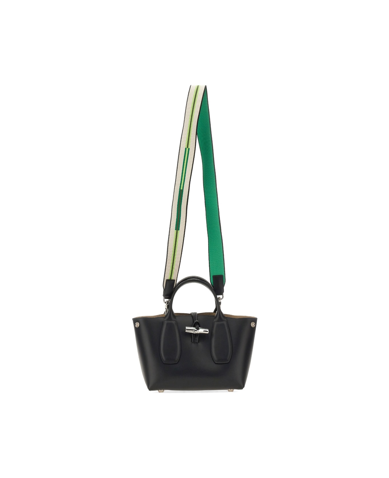 Longchamp Roseau Bag. - BLACK