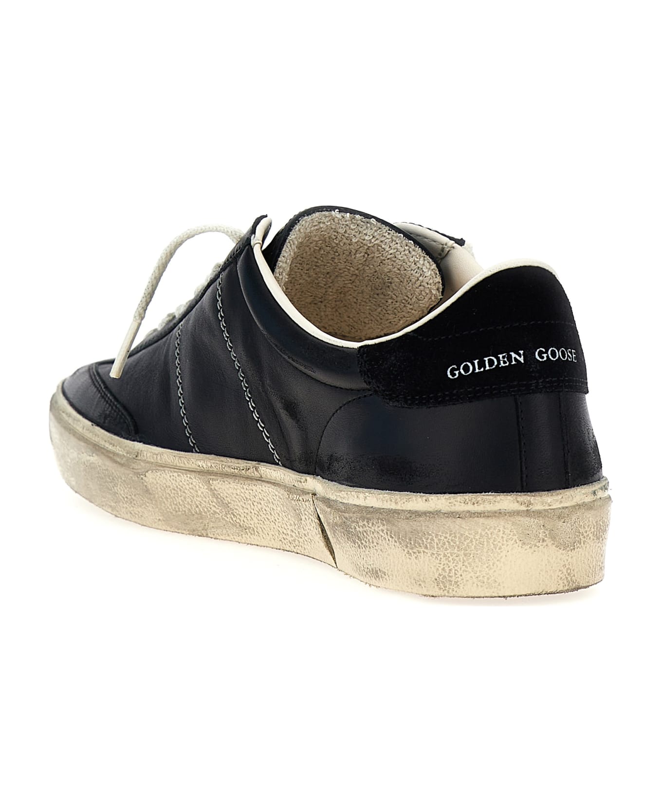 Golden Goose 'soul Star' Sneakers - White/Black