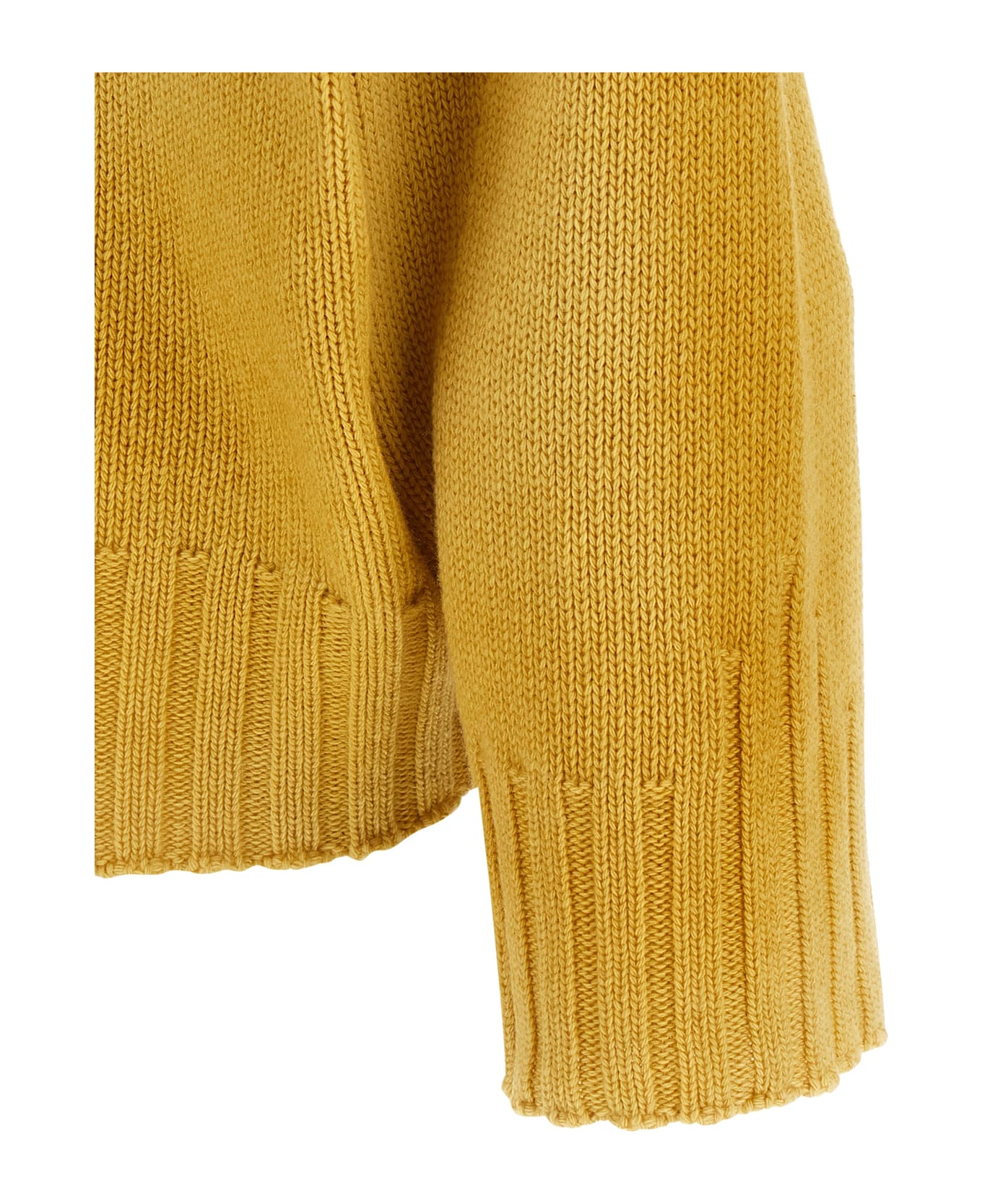 The Attico Logo Embroidery Sweater - Yellow