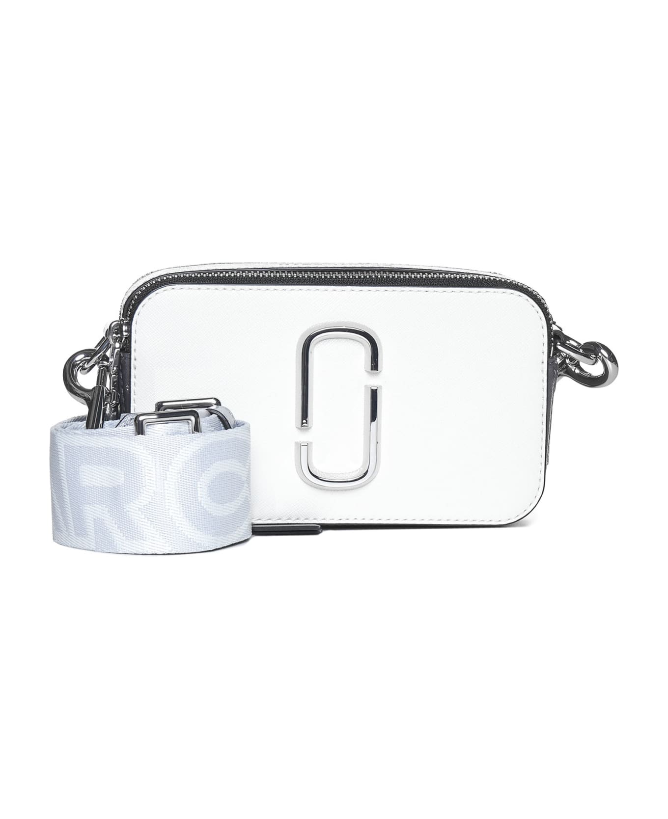 Marc Jacobs Multicolor Leather Snapshot Crossbody Bag - White クラッチバッグ