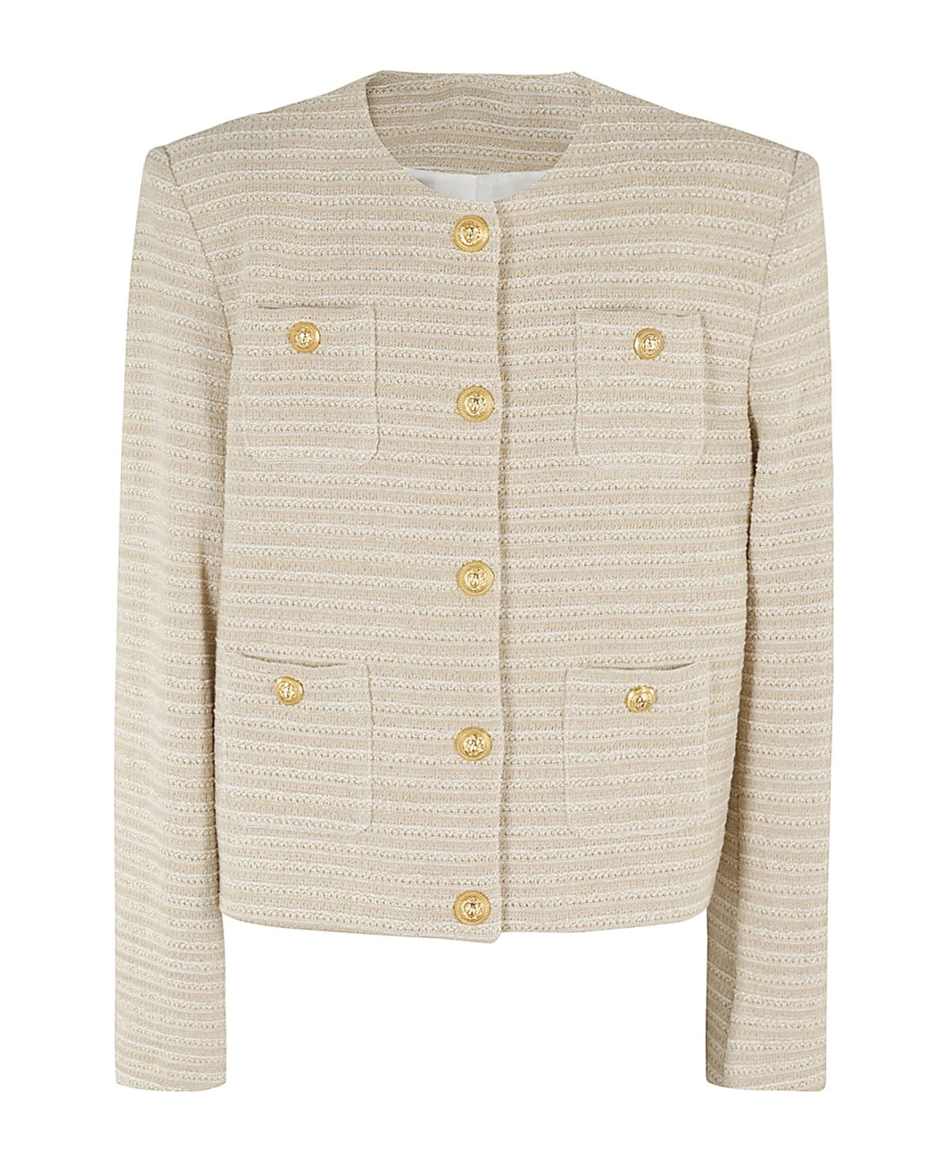 Balmain Suit Jacket - Or Cream コート＆ジャケット