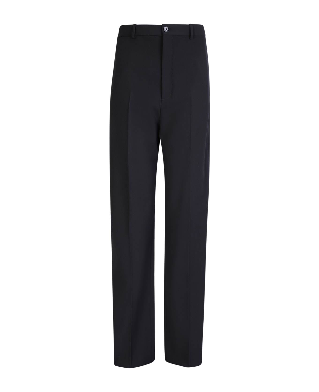 Balenciaga Black Tailored Large Fit Trousers - Black