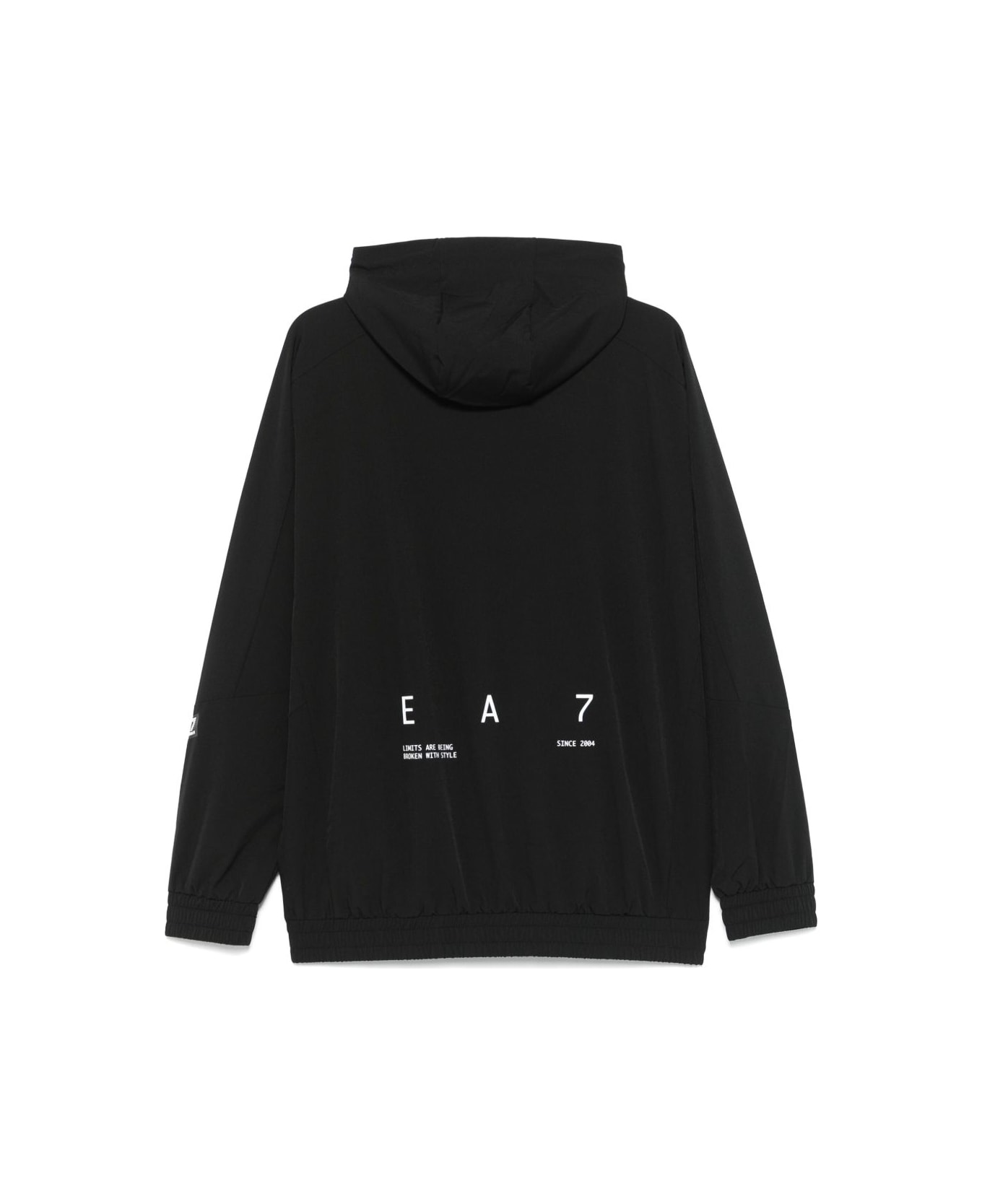 EA7 Logo Track Jacket - Black