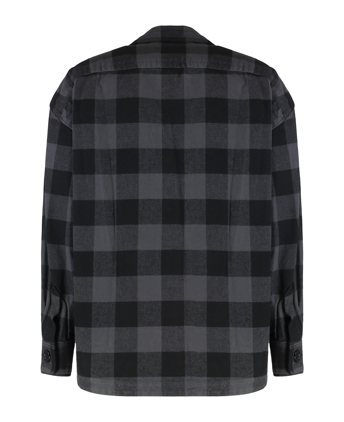 Mihara Yasuhiro Plaid Flannel Shirt - grey