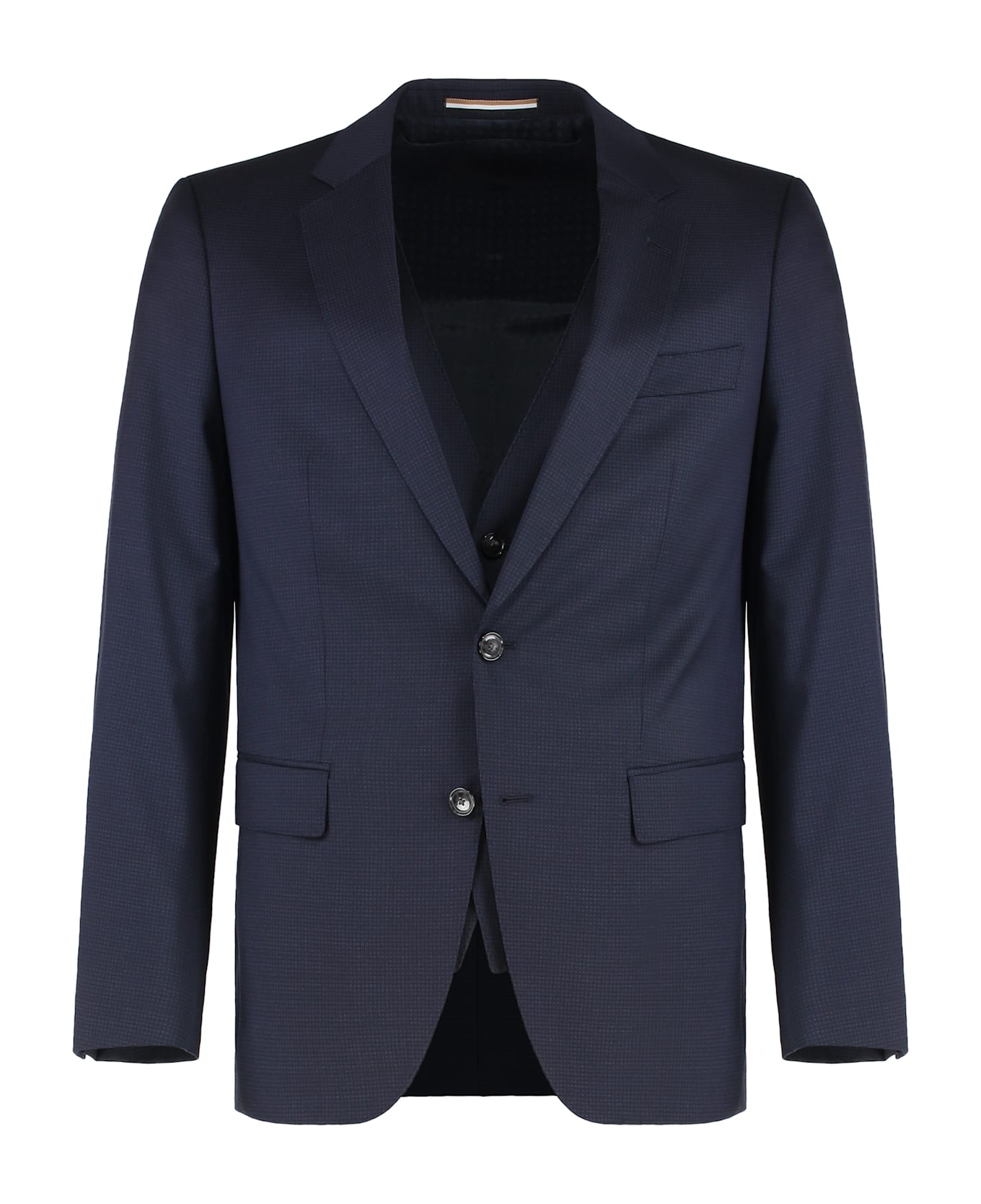 Hugo Boss Stretch Wool Three-pieces Suit - blue