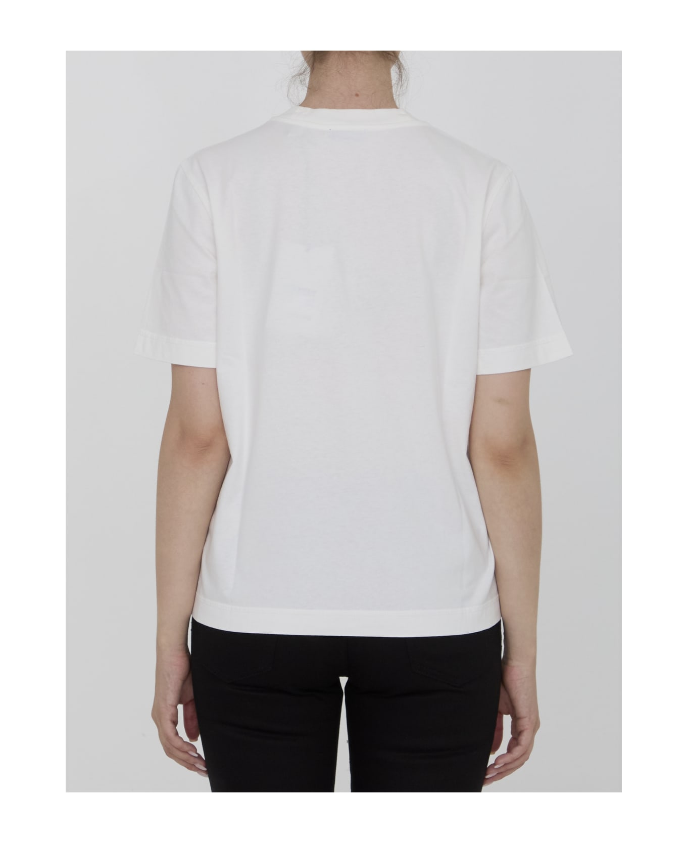 Burberry T-shirt With Ekd - WHITE