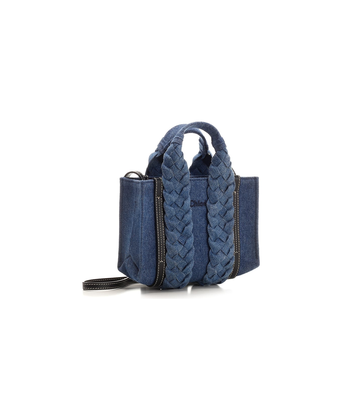 Chloé Mini 'woody' Handbag - Blue