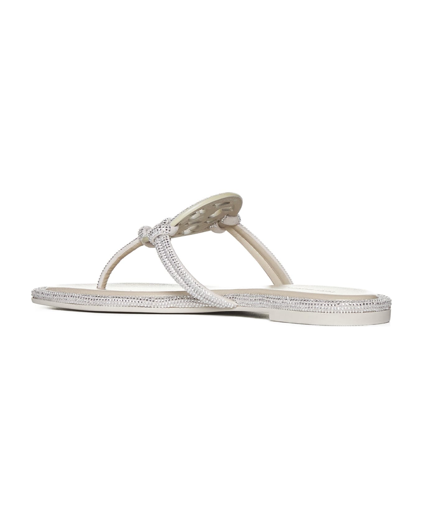 Tory Burch Miller Knotted Pave Sandals - Gray サンダル