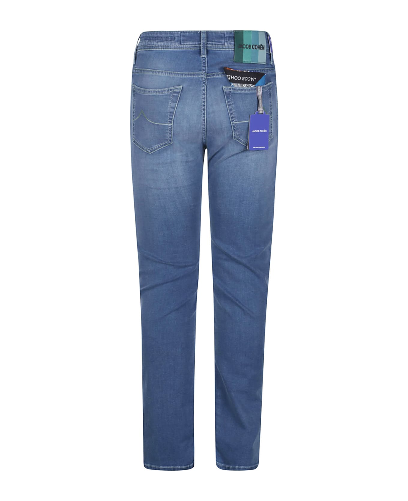 Jacob Cohen 5 Pocket Jeans Slim Fit Bard Fast - D Blu