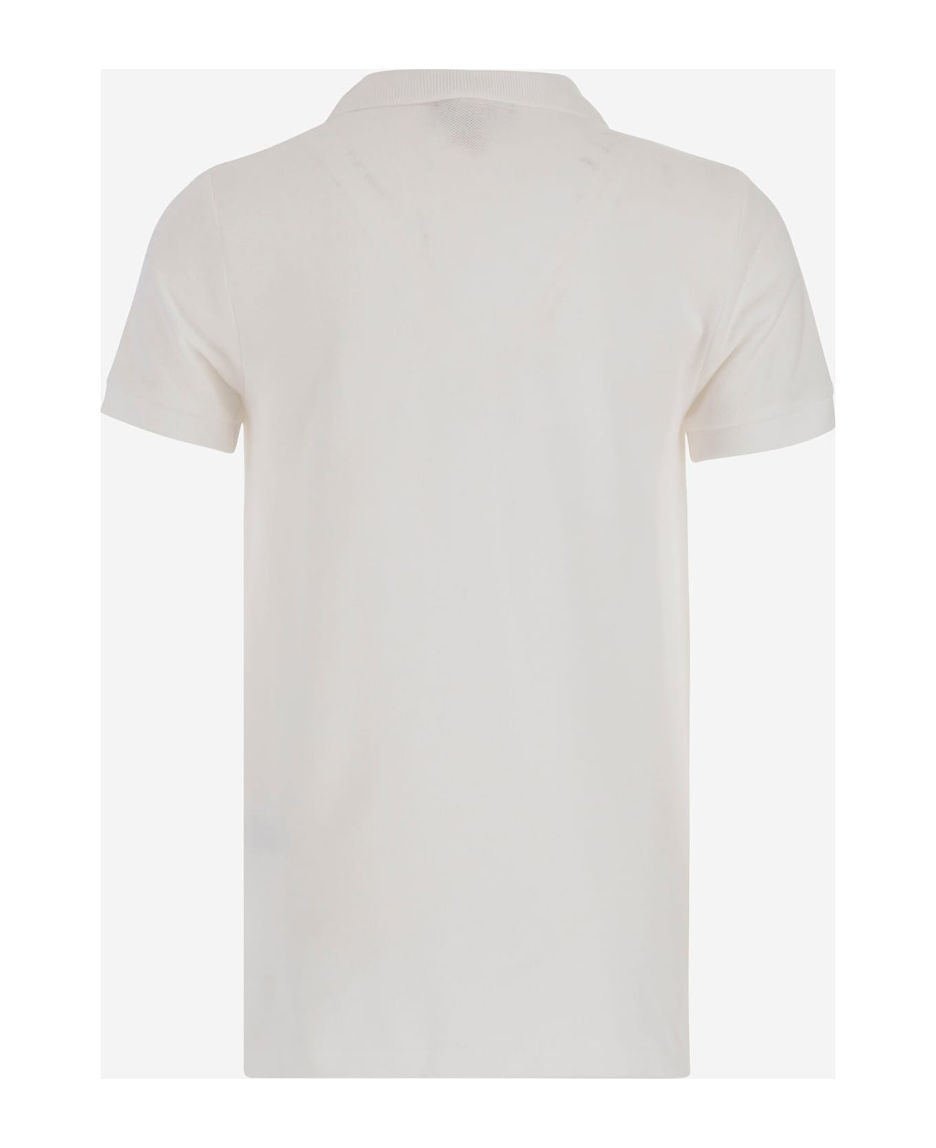 Polo Ralph Lauren Cotton Polo Shirt With Logo - White