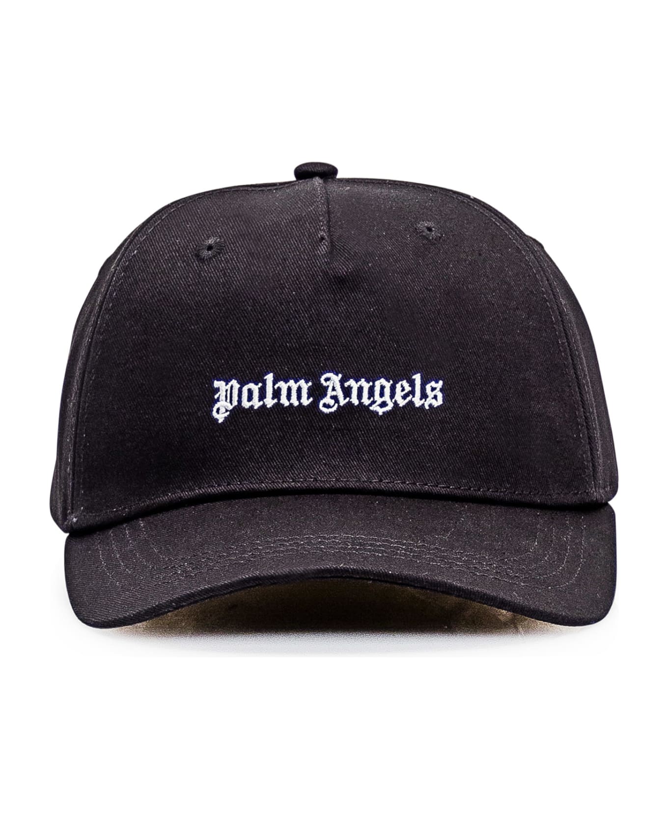 Palm Angels Logo Cap - Black off white