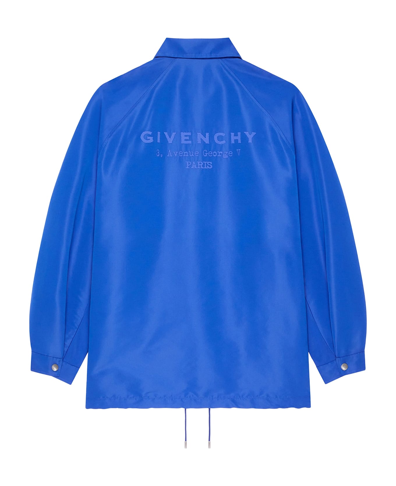 Givenchy Waterproof Nylon Jacket - Electric blue