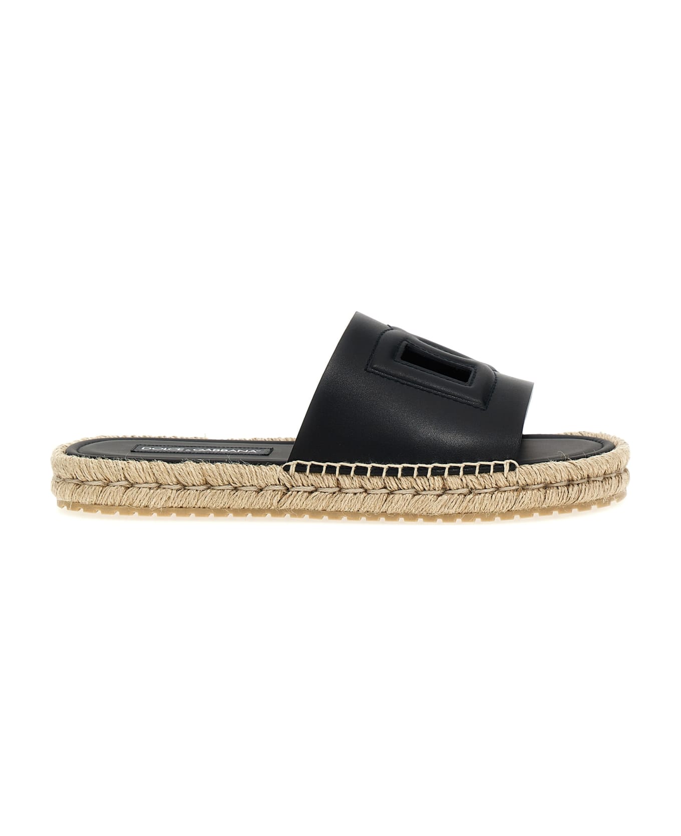 Dolce & Gabbana Leather Sandals - Black