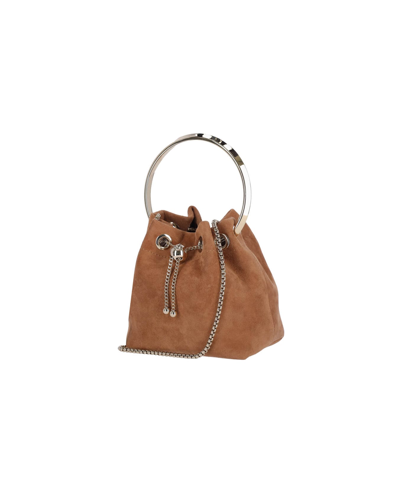 Jimmy Choo "bon Bon" Mini Bucket Bag - Brown