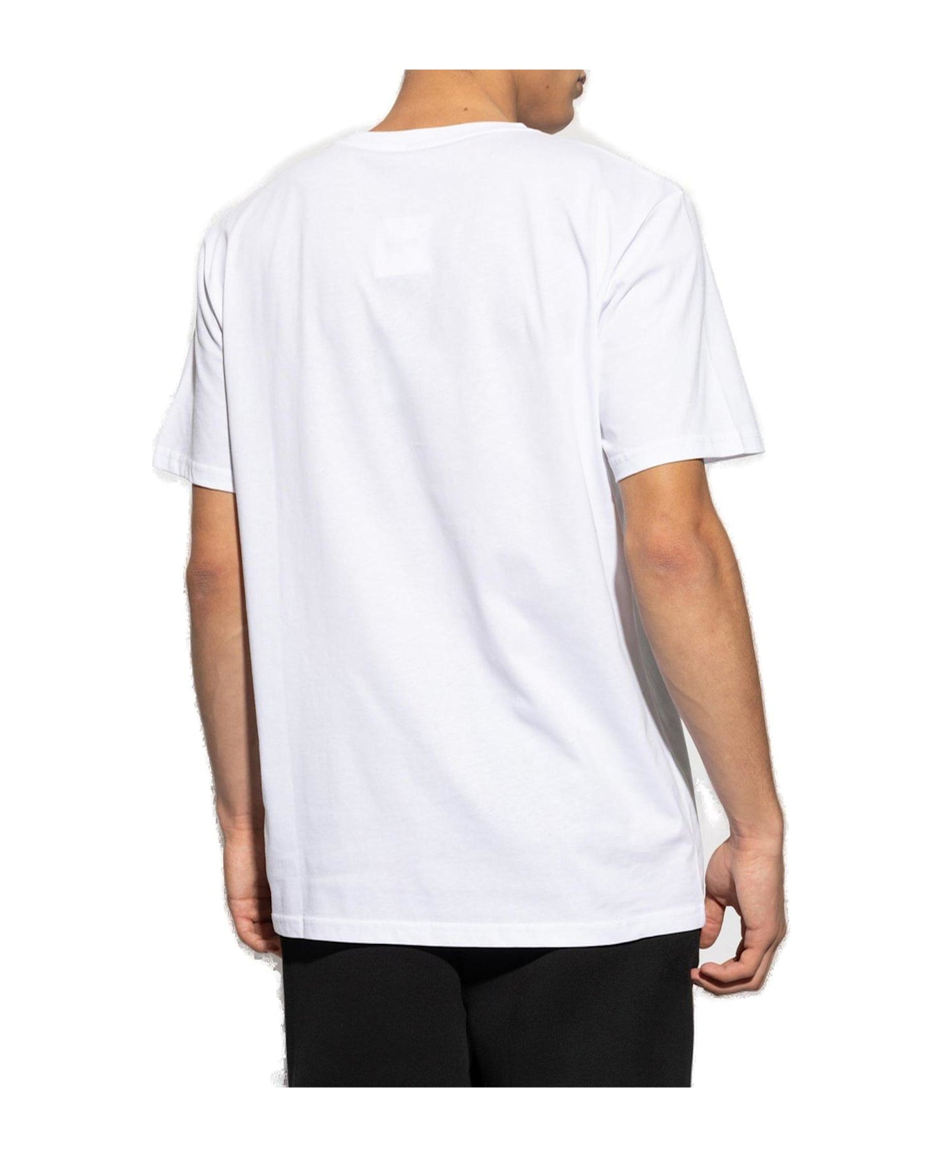 Moschino Logo Printed Crewneck T-shirt