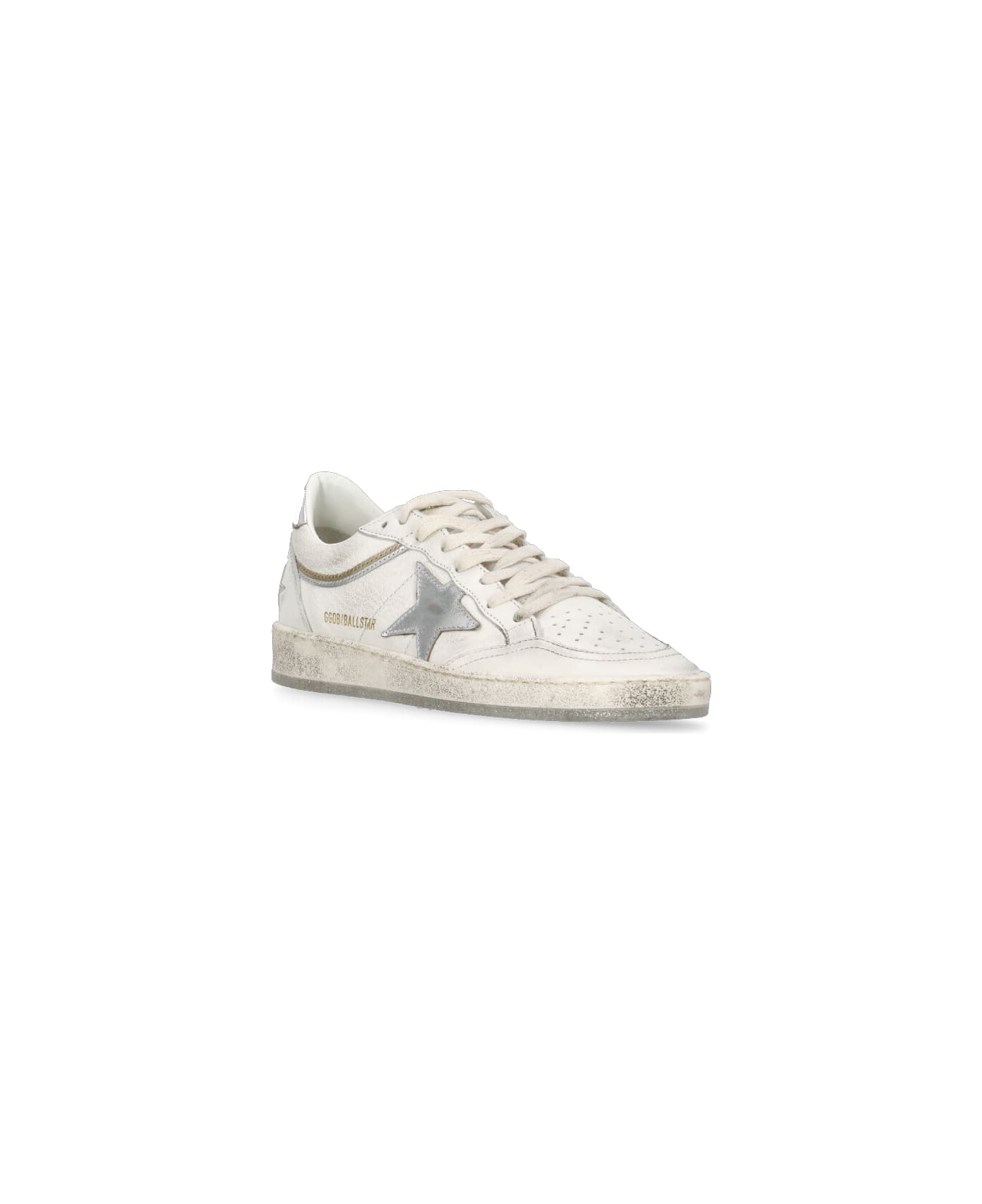 Golden Goose Ball Star Nappa Sneakers - White