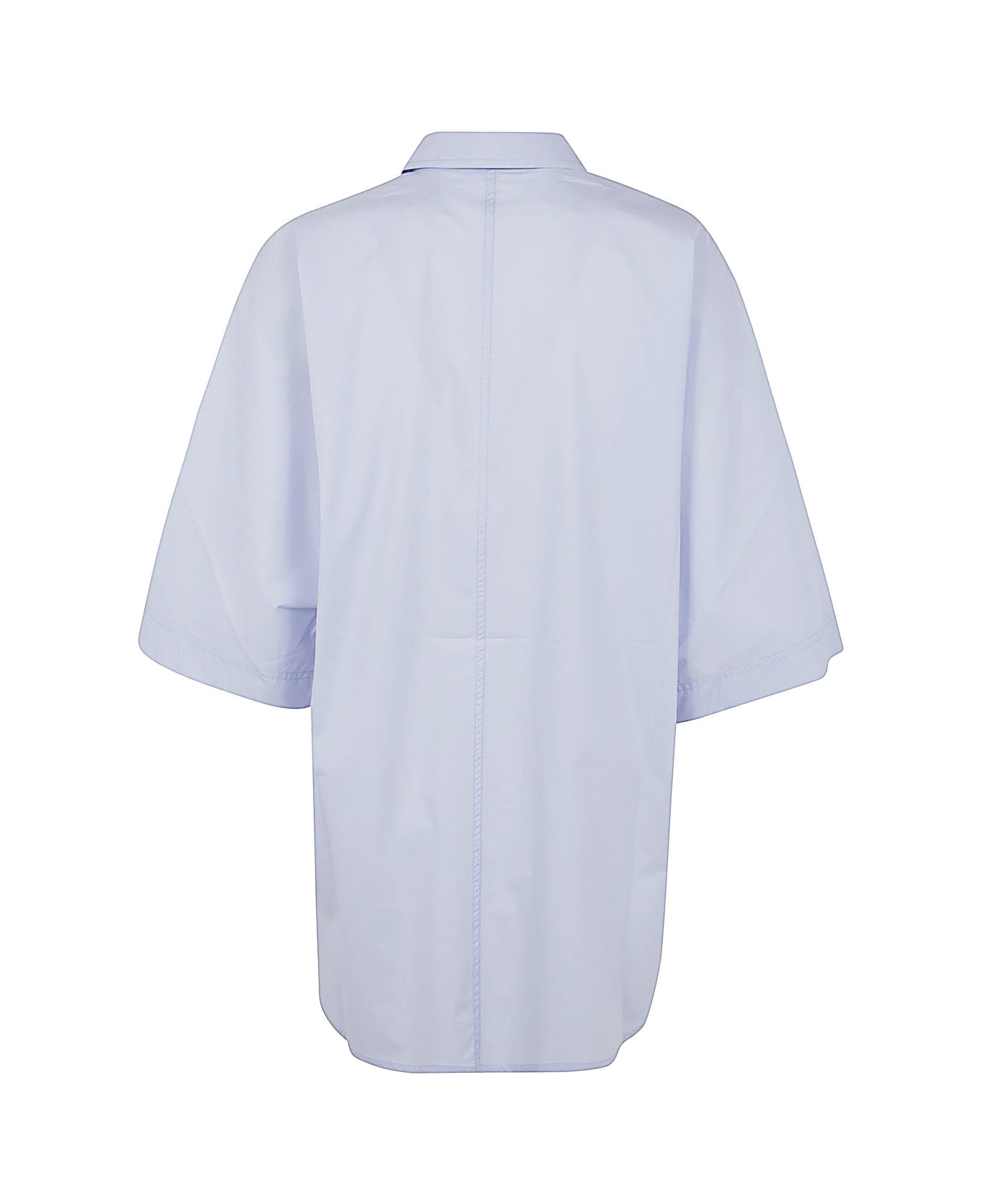 Sofie d'Hoore Short Sleeve Shirt With Front Placket - Waterfall