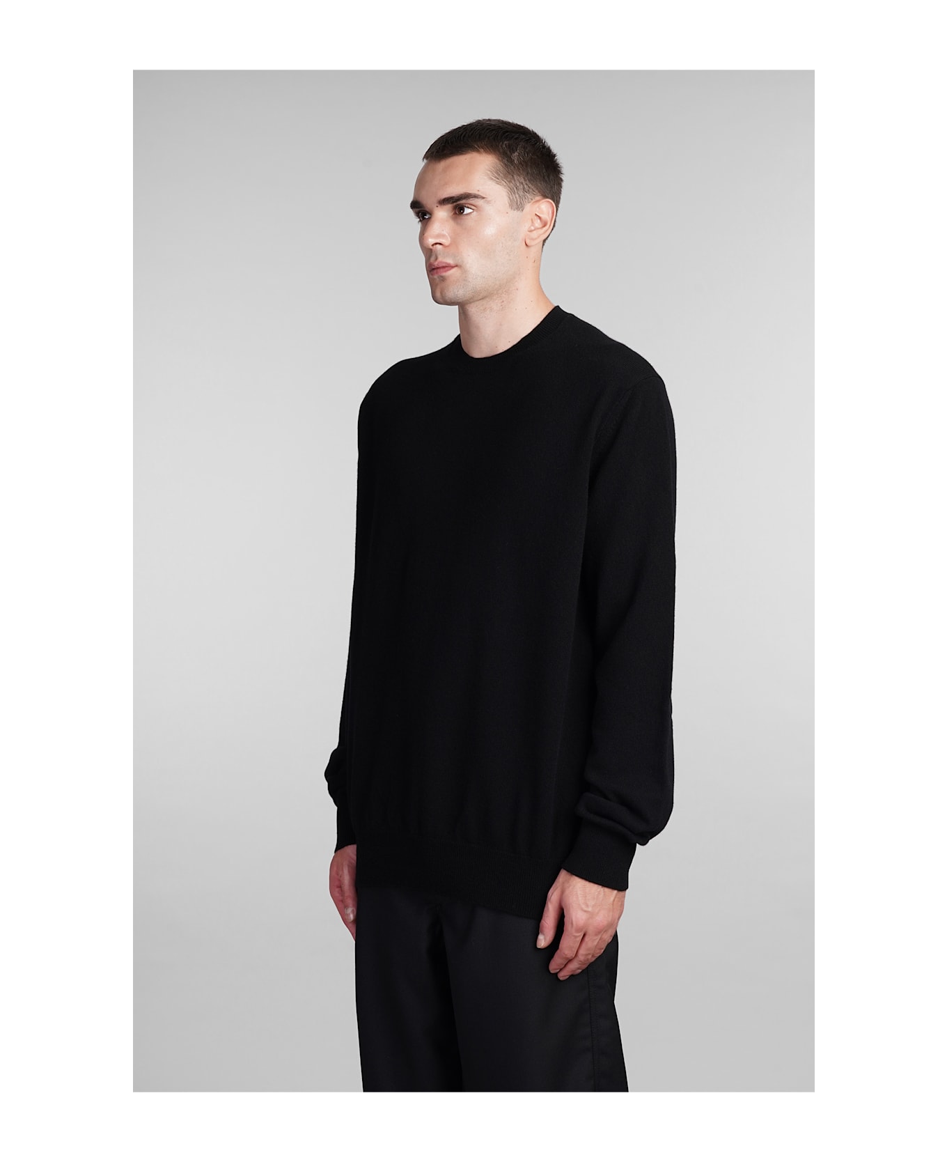 Comme des Garçons Shirt Knitwear In Black Wool - black