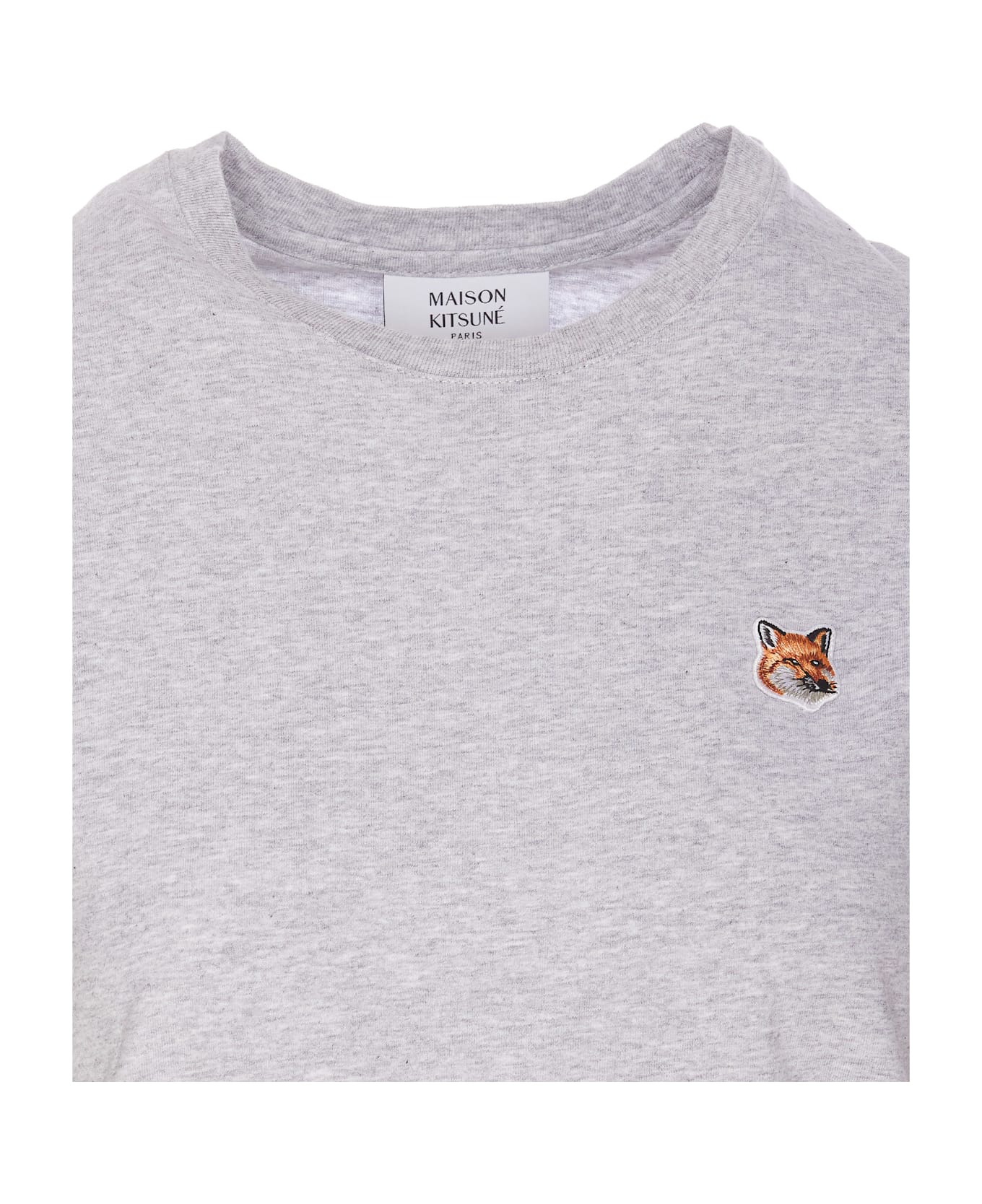 Maison Kitsuné Fox Head Patch Regular T-shirt - Grey