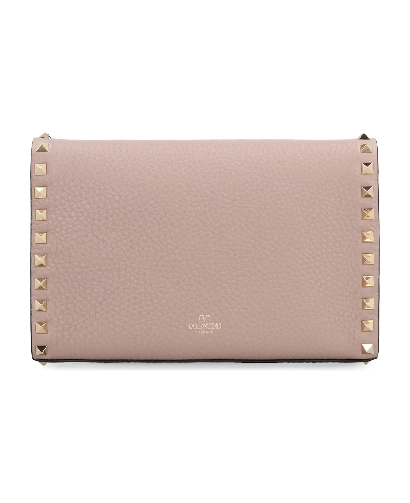 Valentino Garavani Rockstud Piccola Leather Crossbody Bag - Pink