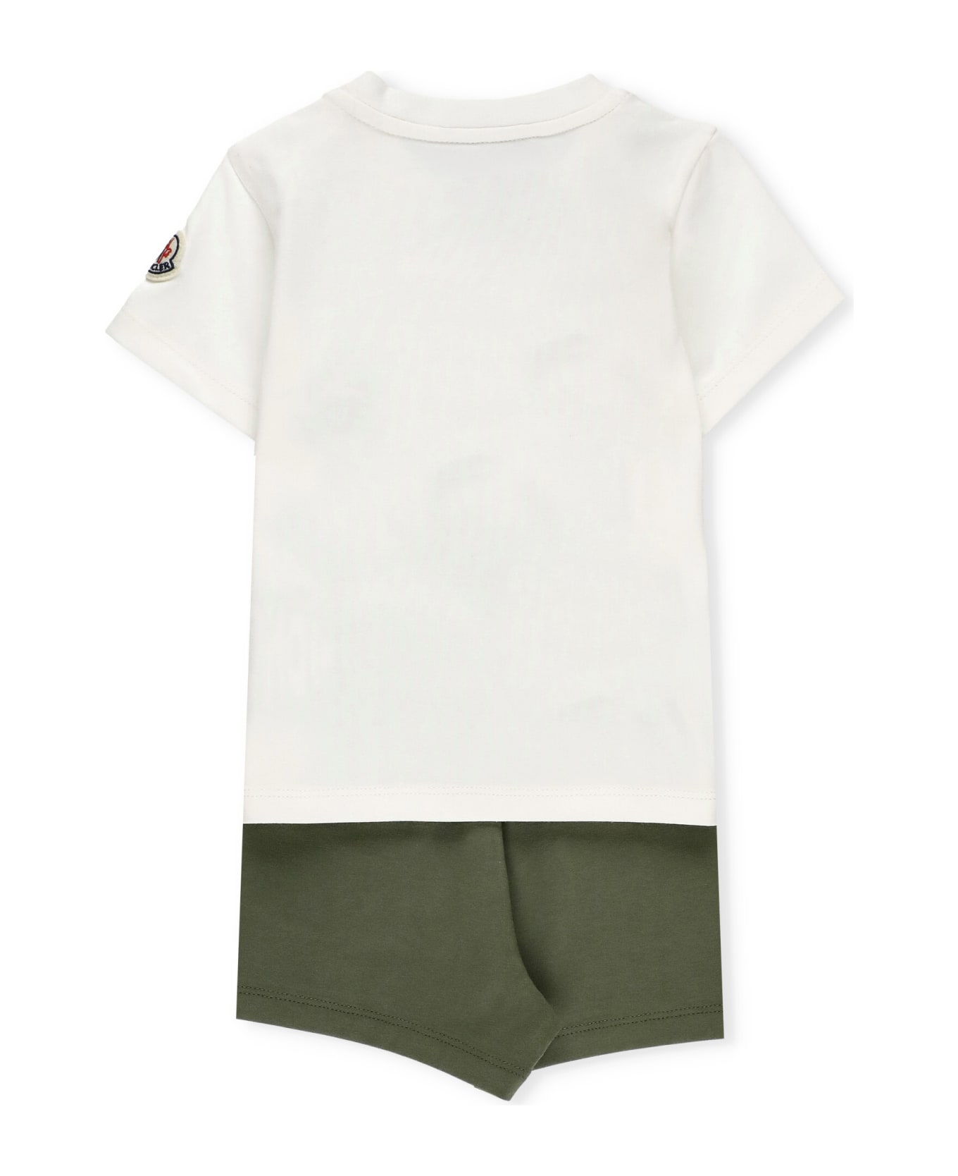 Moncler Cotton Two-piece Set - Green ボディスーツ＆セットアップ
